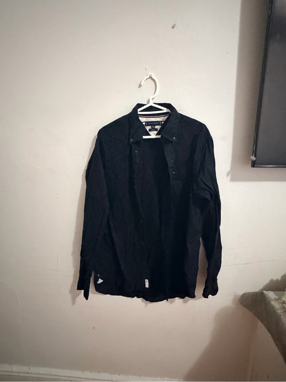 Tommy Hilfiger Men's Black Lightweight Shirt Jacket